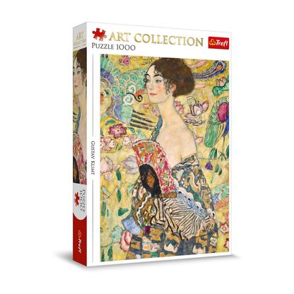 Trefl Art Collection - Lady with Fan by Gustav Klimt Jigsaw Puzzle 1000pcs 68*48cm - Puzzleit