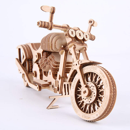 Motorcycle 3D Mechanical Wooden Puzzle