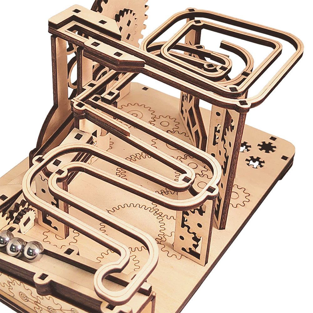 Racer's Path Marble Run Set 3D Mechanical Wooden Puzzle