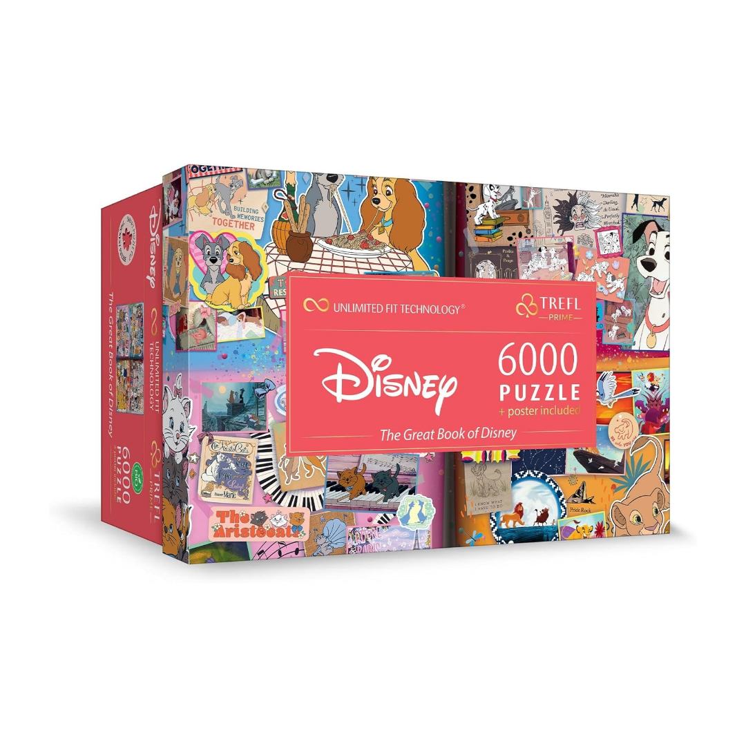 Trefl Prime Jigsaw Puzzle - The Great Book of Disney 6000pcs 134*93cm