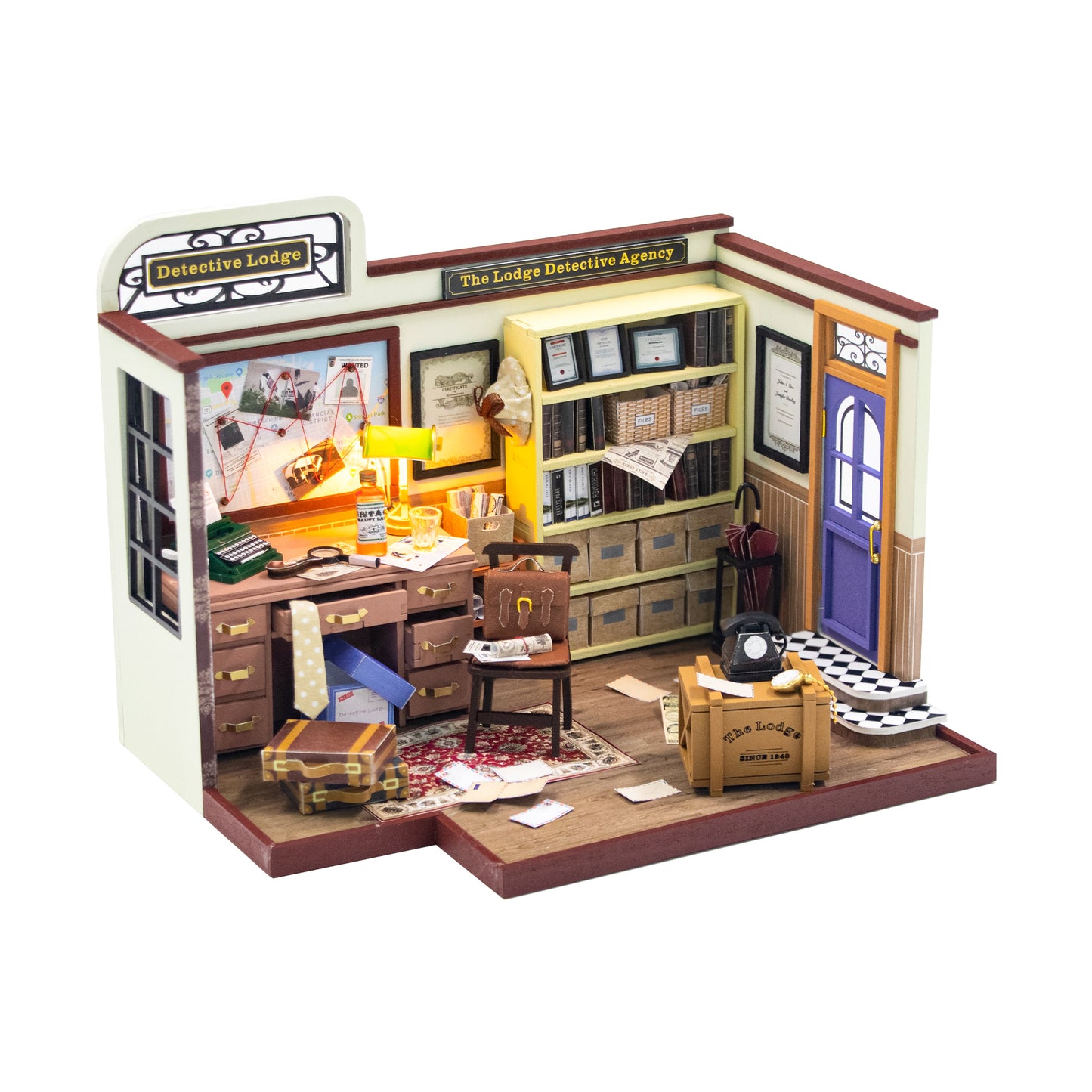 Detective Lodge DIY Miniature House