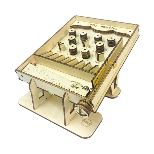 Tabletop Pinball Machine 3D Mechanical Wooden Puzzle