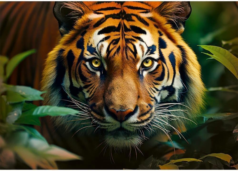 Trefl Jigsaw Puzzle - Wild Tiger 1000pcs 68*48cm - Puzzleit