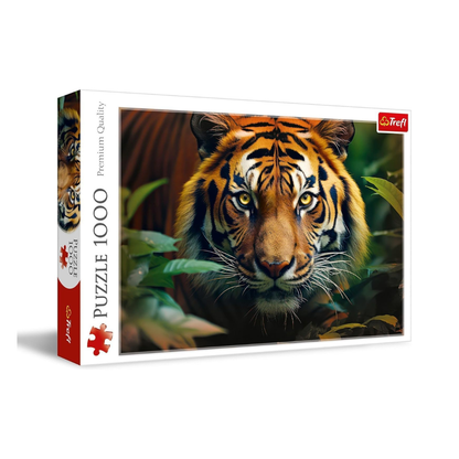 Trefl Jigsaw Puzzle - Wild Tiger 1000pcs 68*48cm - Puzzleit