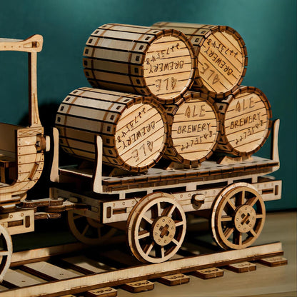 Wine Truck 3D Wooden Puzzle Medium